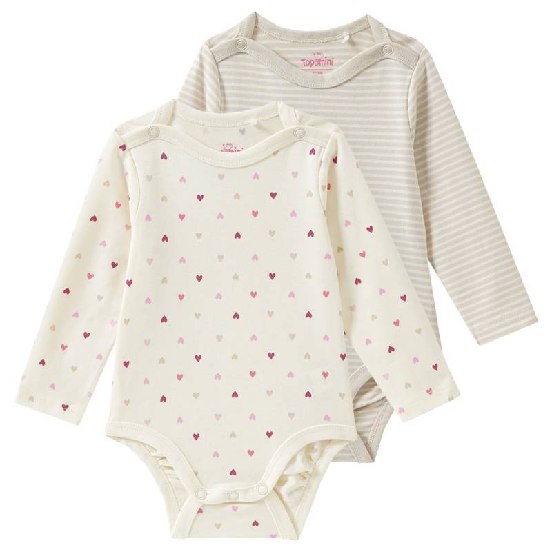 2 Baby Bodys im Set von Topomini