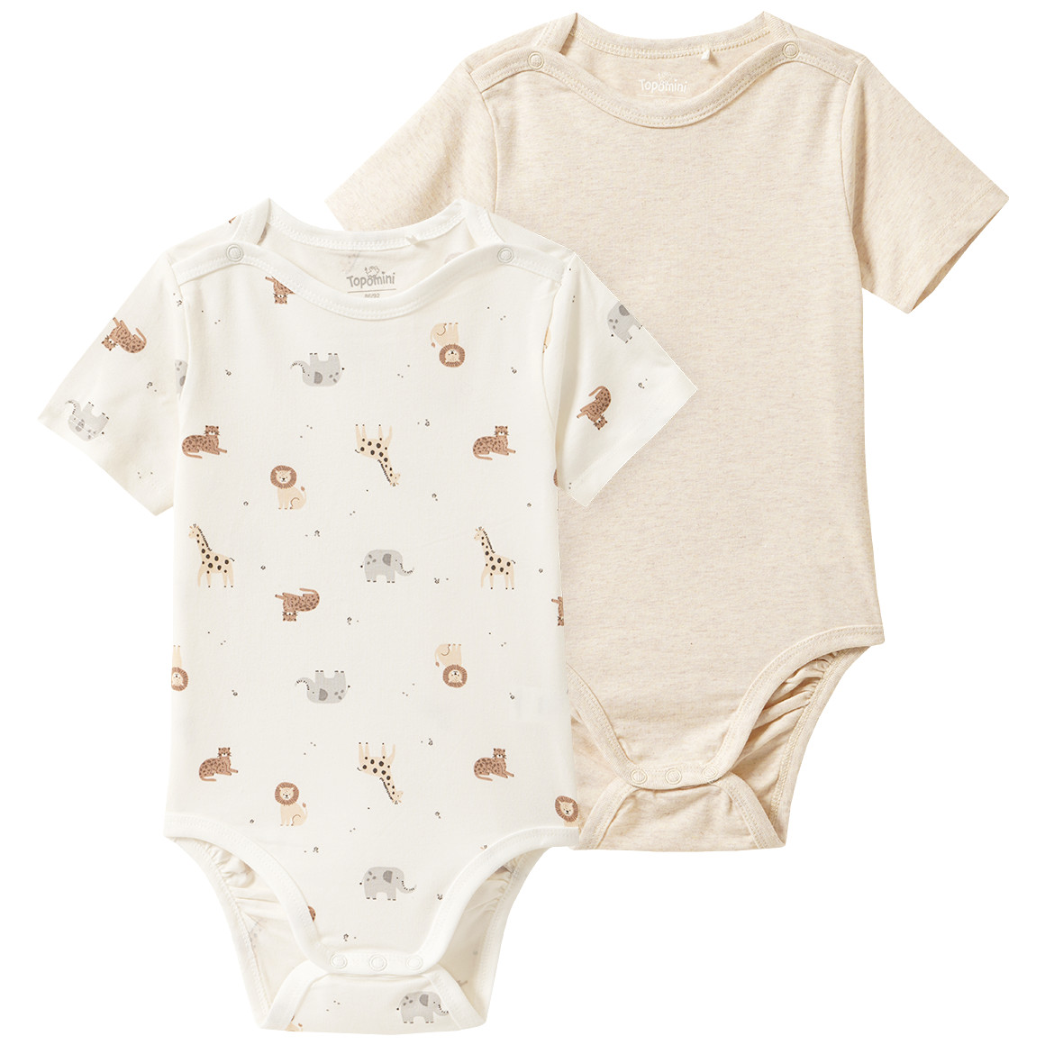 2 Baby Bodys im Set von Topomini