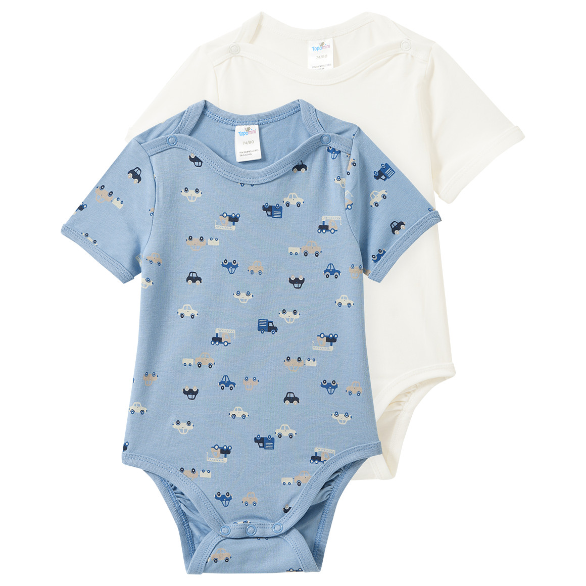 2 Baby Bodys im Set von Topomini