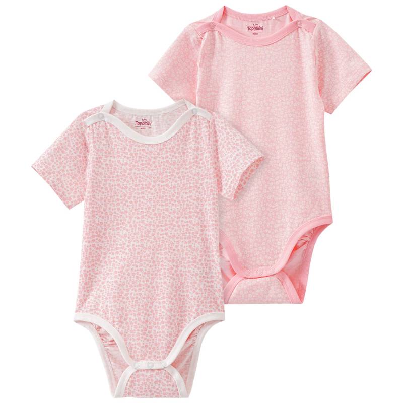2 Baby Bodys mit Bio-Baumwolle von Topomini