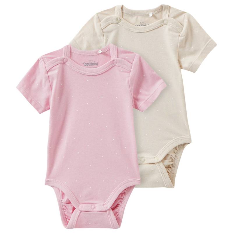 2 Baby Bodys mit Punkten 2 Baby Bodys mit Punkten von Topomini