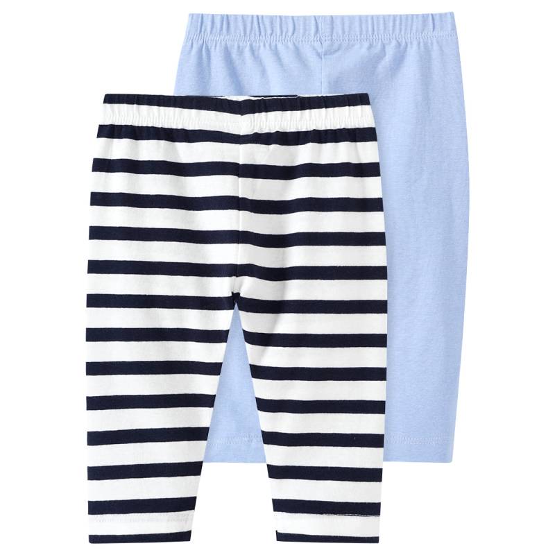 2 Baby Capri-Leggings im Basic-Look von Topomini