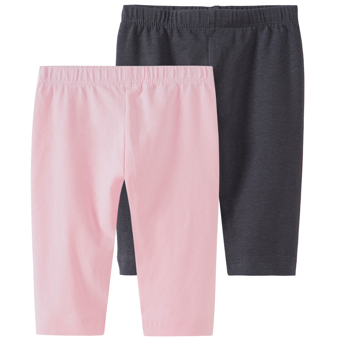 2 Baby Capri-Leggings im Basic-Look von Topomini