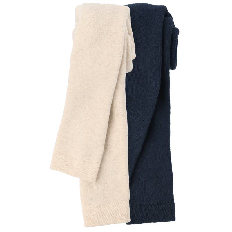 2 Baby Frottee-Leggings mit Bio-Baumwolle von Topomini