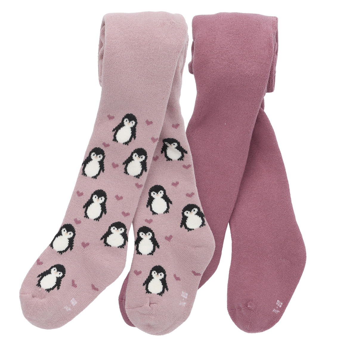 2 Baby Frottee-Leggings mit Bio-Baumwolle von Topomini