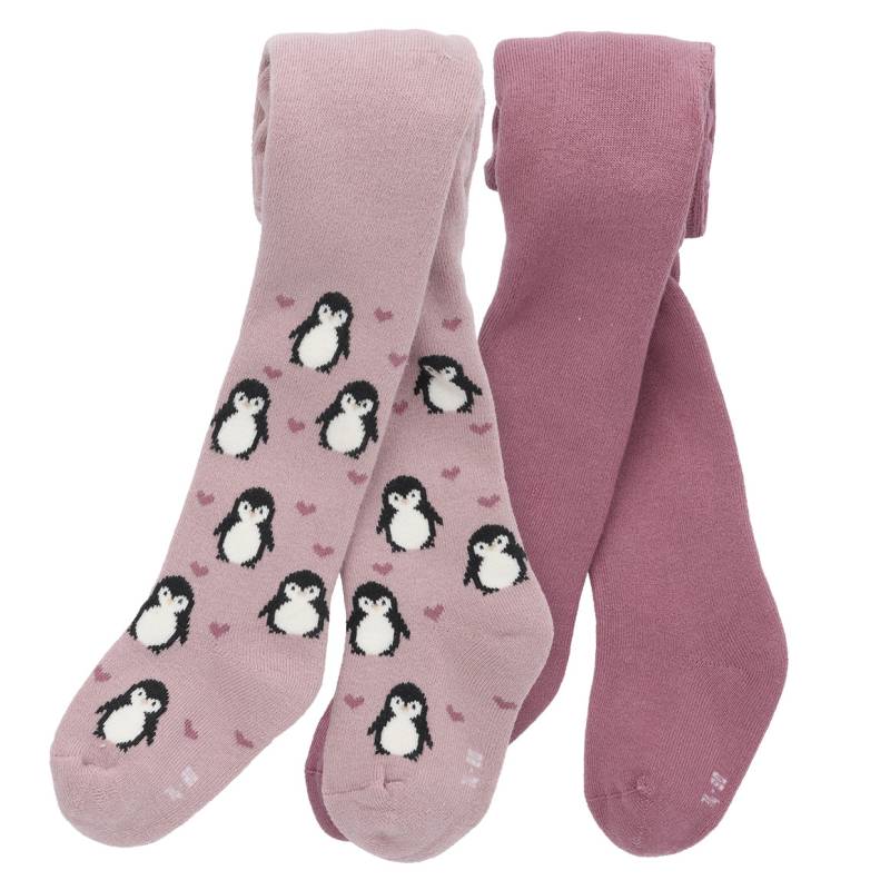 2 Baby Frottee-Leggings mit Bio-Baumwolle von Topomini