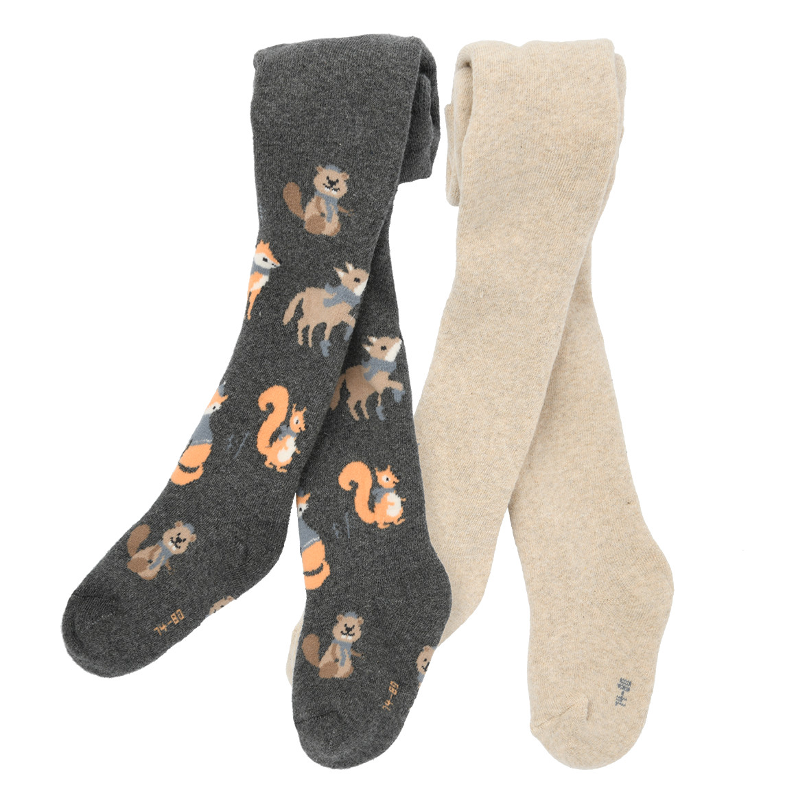 2 Baby Frottee-Strumpfhosen im Set von Topomini