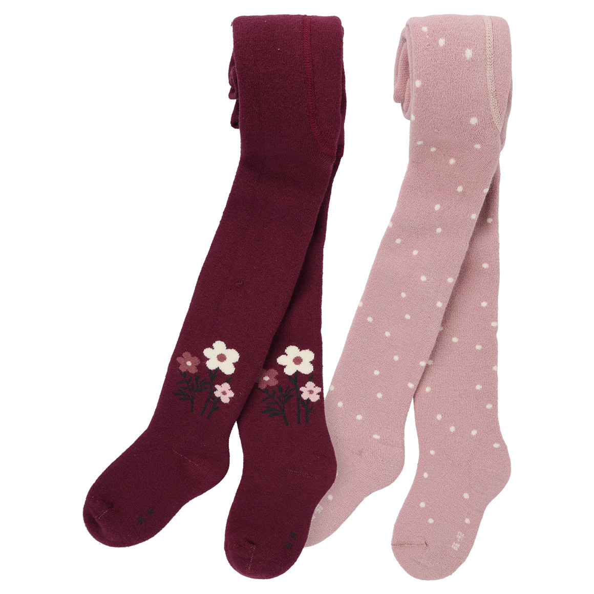 2 Baby Frottee-Strumpfhosen mit Bio-Baumwolle 2 Baby Frottee-Strumpfhosen mit Bio-Baumwolle von Topomini