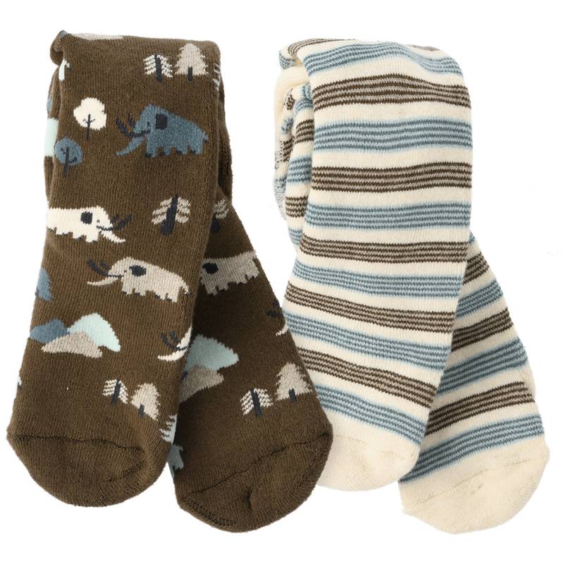 2 Baby Frottee-Strumpfhosen von Topomini