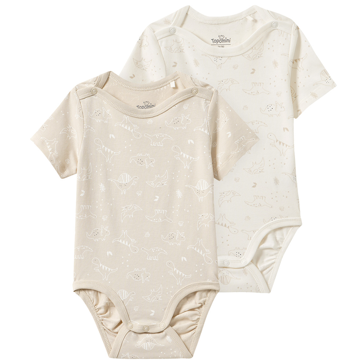 2 Baby Kurzarmbodys im Set 2 Baby Kurzarmbodys im Set von Topomini