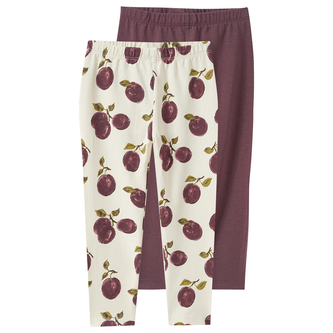 2 Baby Leggings mit Bio-Baumwolle von Topomini