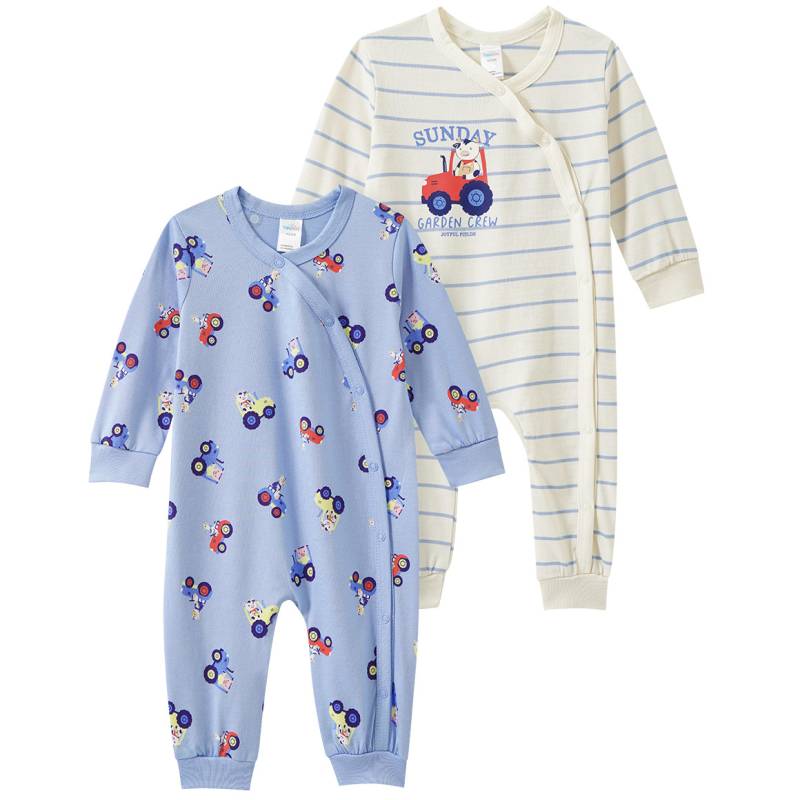 2 Baby Schlafanzüge aus Bio-Baumwolle 2 Baby Schlafanzüge aus Bio-Baumwolle von Topomini