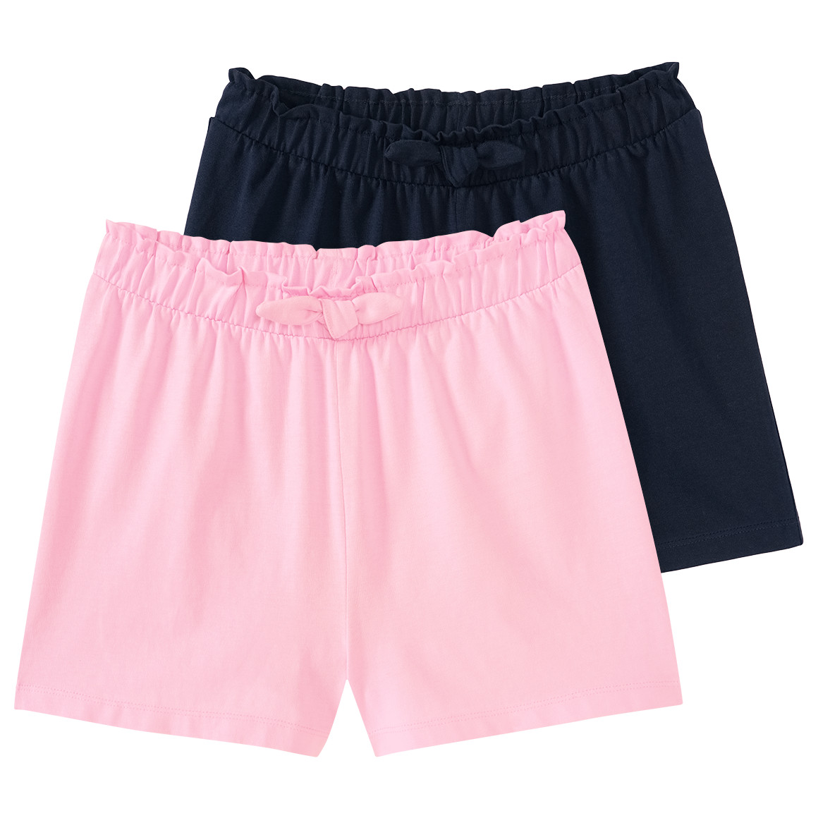 2 Baby Shorts mit Zierschleifen von Topomini