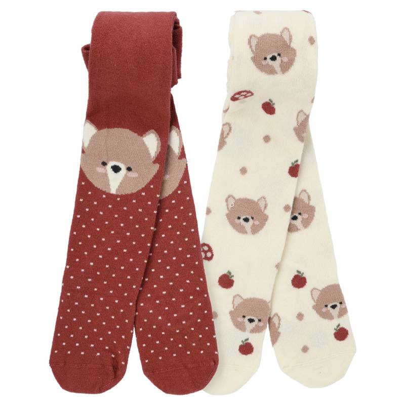 2 Baby Strumpfhosen mit Bio-Baumwolle von Topomini