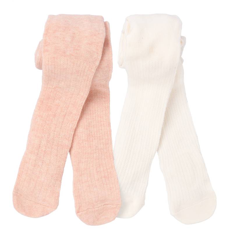 2 Baby Strumpfhosen mit Struktur von Topomini