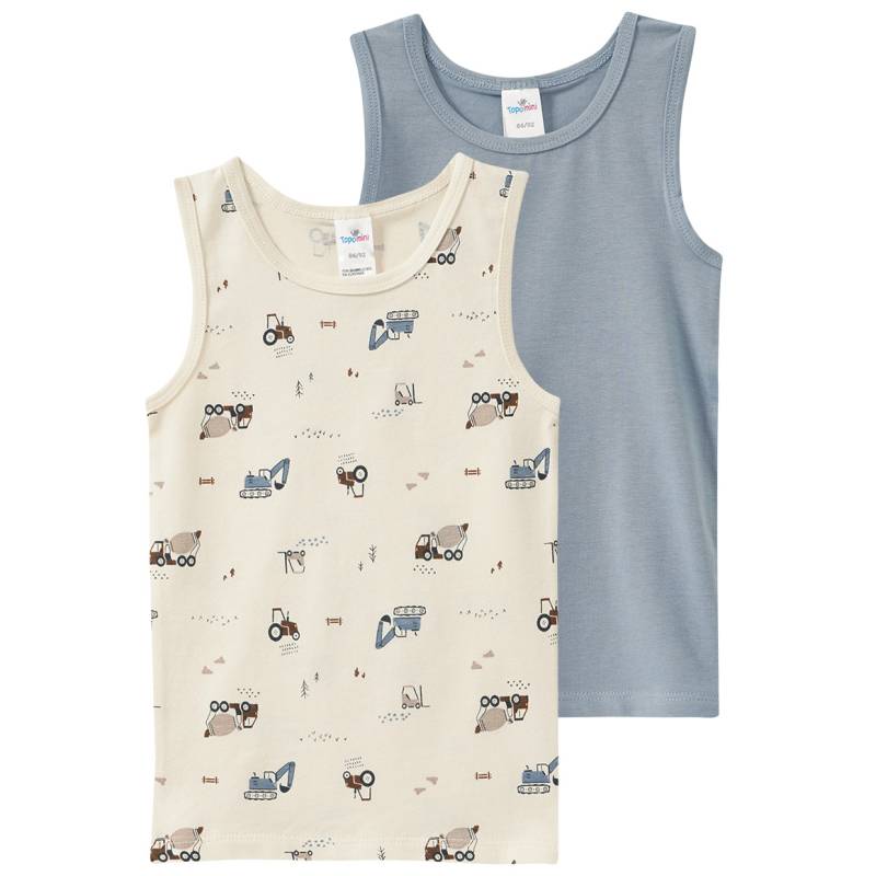 2 Baby Unterhemden im Set von Topomini