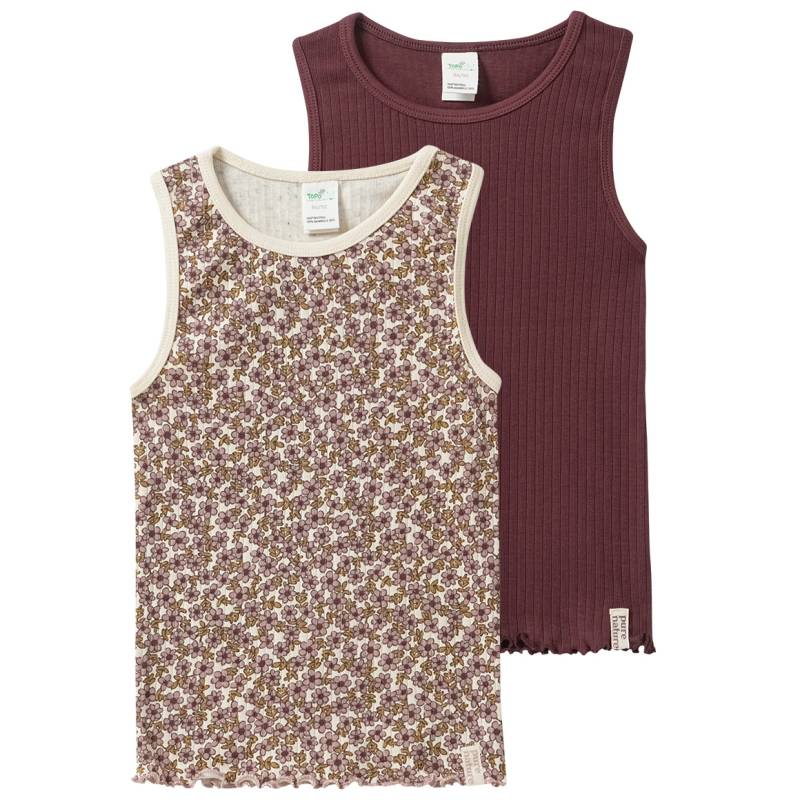 2 Baby Unterhemden mit Ripp-Struktur von Topomini