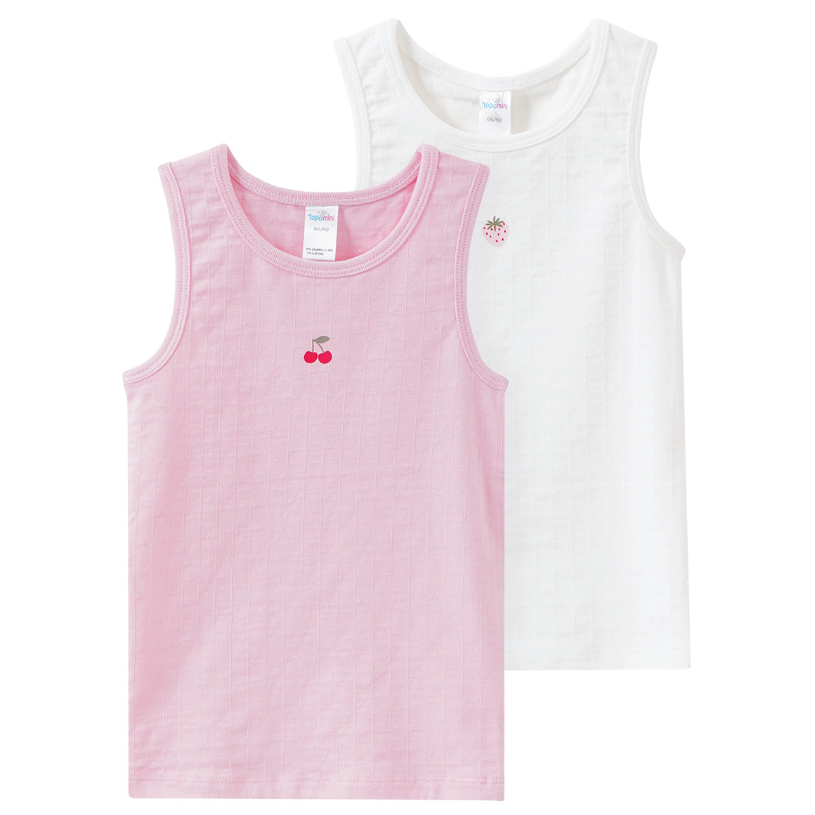 2 Baby Unterhemden mit Set 2 Baby Unterhemden mit Set von Topomini