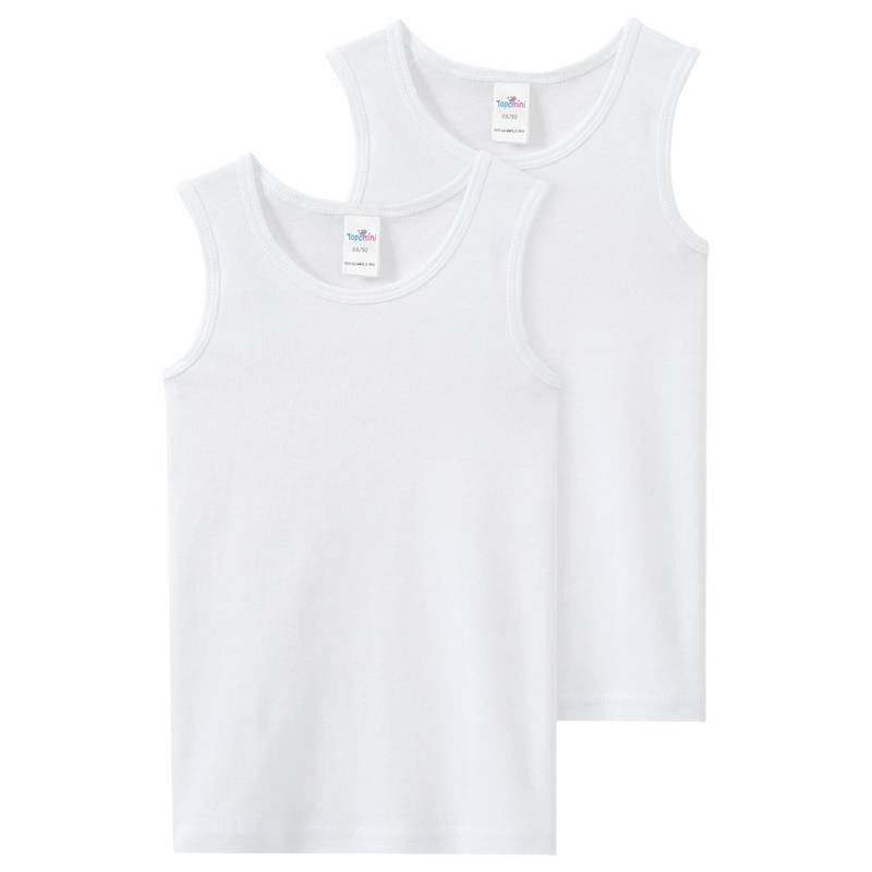 2 Baby Unterhemden unifarben 2 Baby Unterhemden unifarben von Topomini