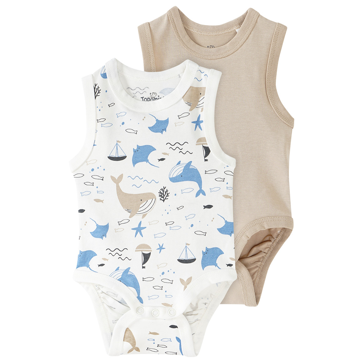 2 Newborn Bodys in verschiedenen Dessins 2 Newborn Bodys in verschiedenen Dessins von Topomini