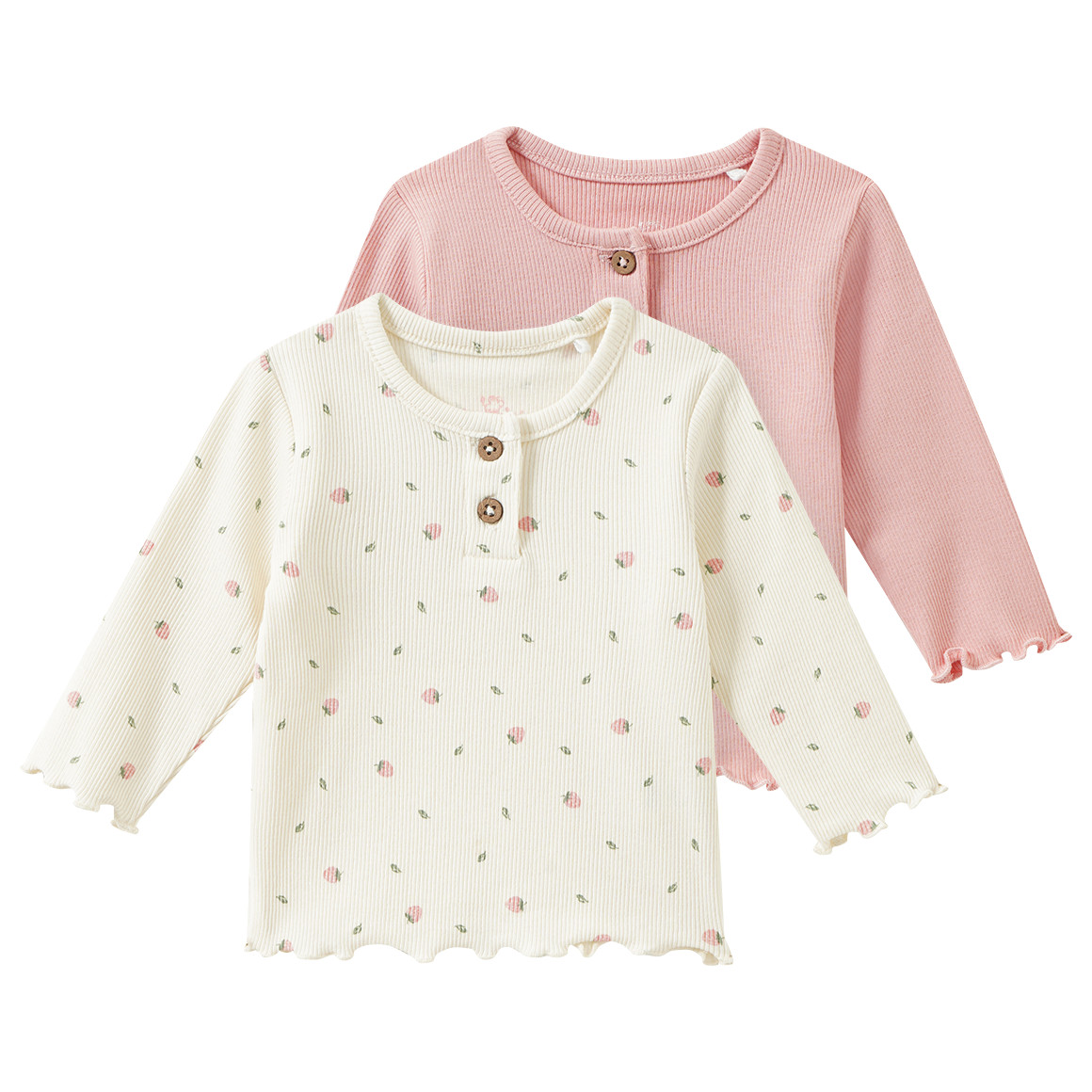 2 Newborn Langarmshirt im Set von Topomini