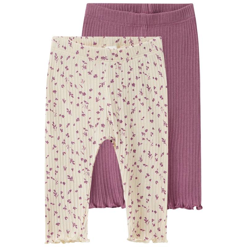 2 Newborn Leggings mit Bio-Baumwolle von Topomini