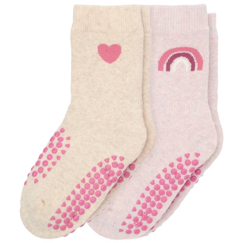 2 Paar Baby Krabbelsocken aus Frottee von Topomini