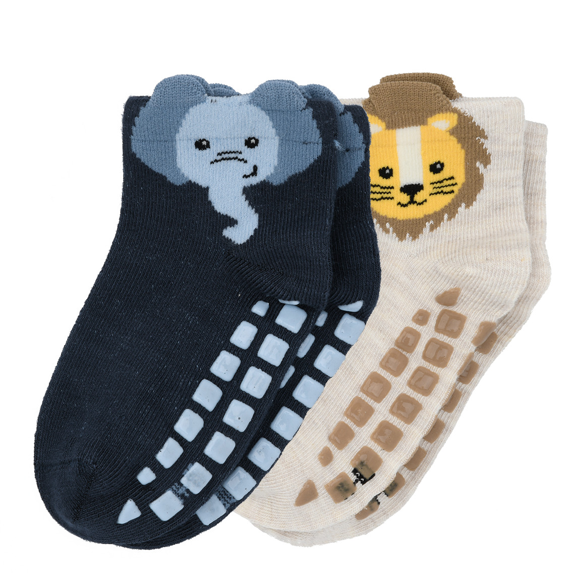 2 Paar Baby Stopper-Socken im Set von Topomini