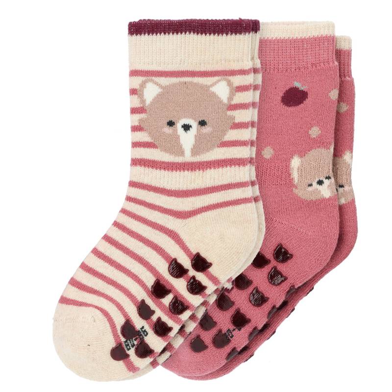 2 Paar Baby Stoppersocken mit Bio-Baumwolle von Topomini