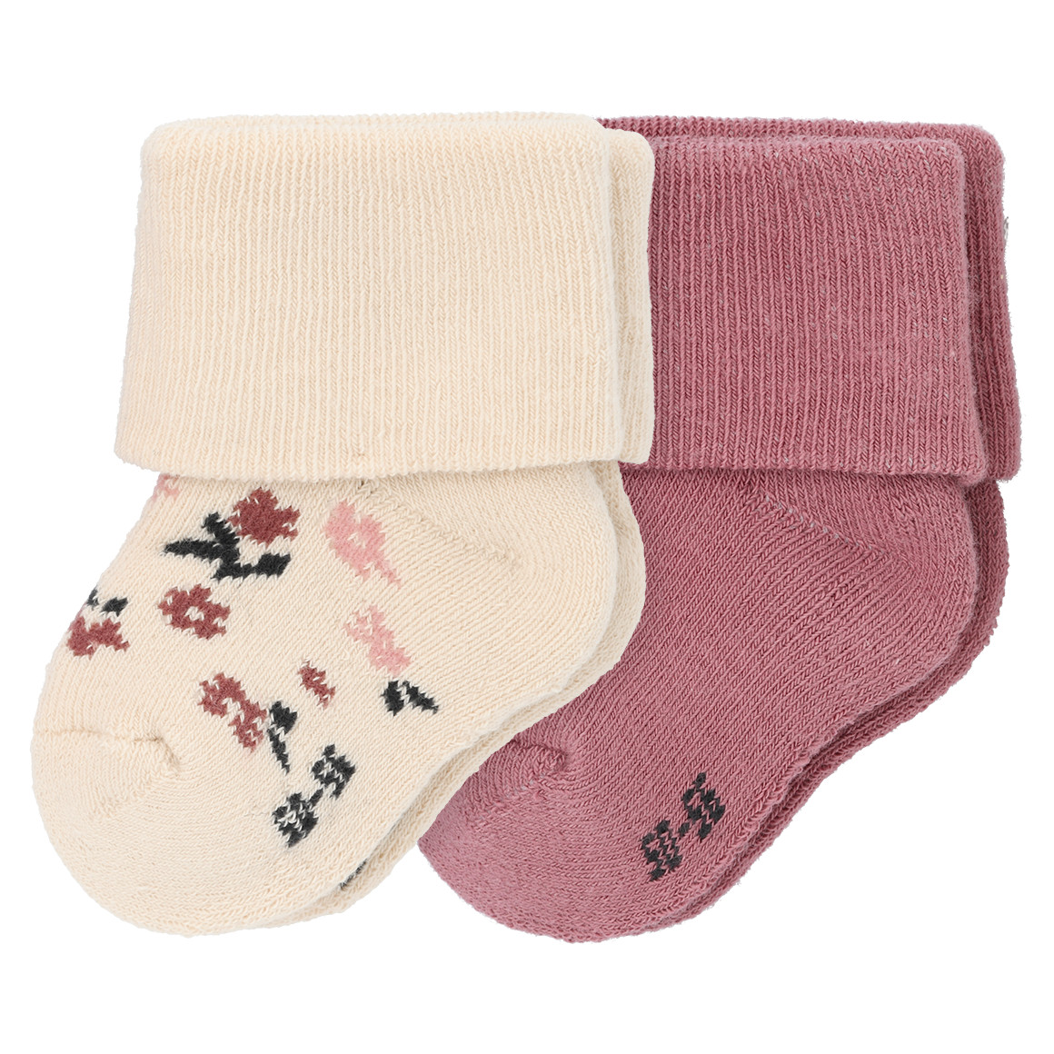 2 Paar Newborn-Socken mit Bio-Baumwolle von Topomini