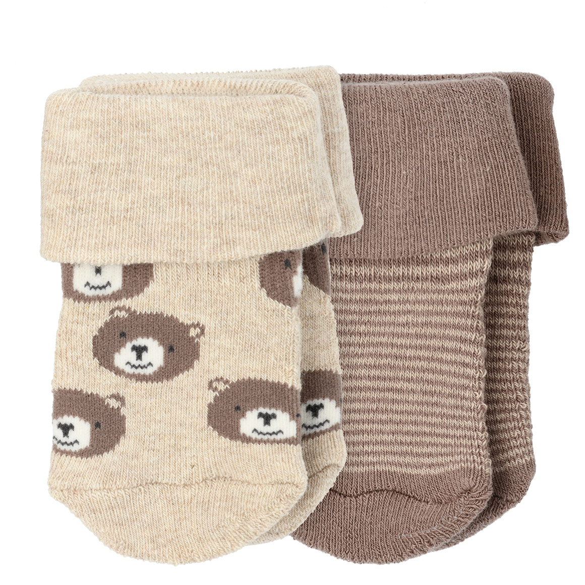 2 Paar Newborn Socken mit Frottee-Ausstattung 2 Paar Newborn Socken mit Frottee-Ausstattung von Topomini
