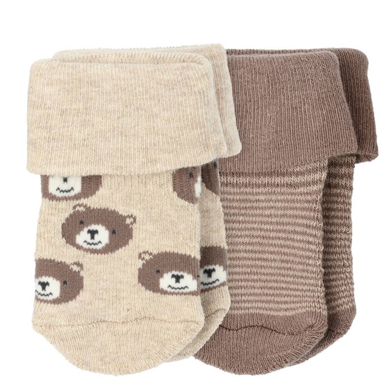 2 Paar Newborn Socken mit Frottee-Ausstattung 2 Paar Newborn Socken mit Frottee-Ausstattung von Topomini