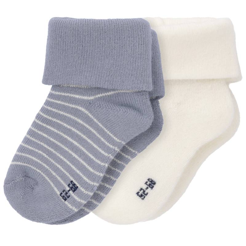 2 Paar Newborn Socken mit Frottee von Topomini