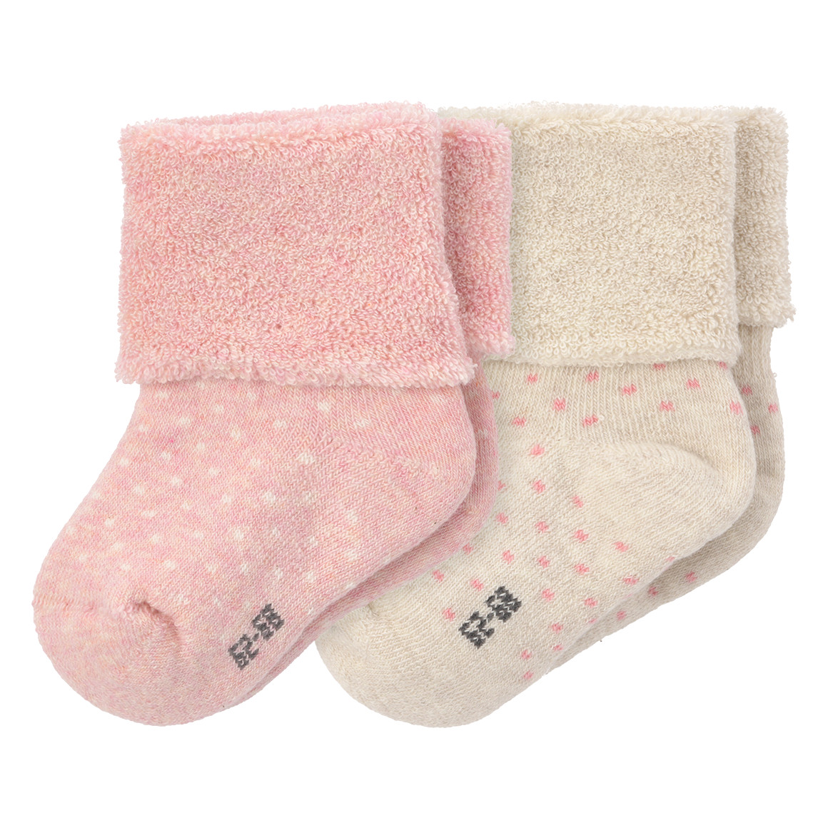 2 Paar Newborn Socken mit Umschlag 2 Paar Newborn Socken mit Umschlag von Topomini