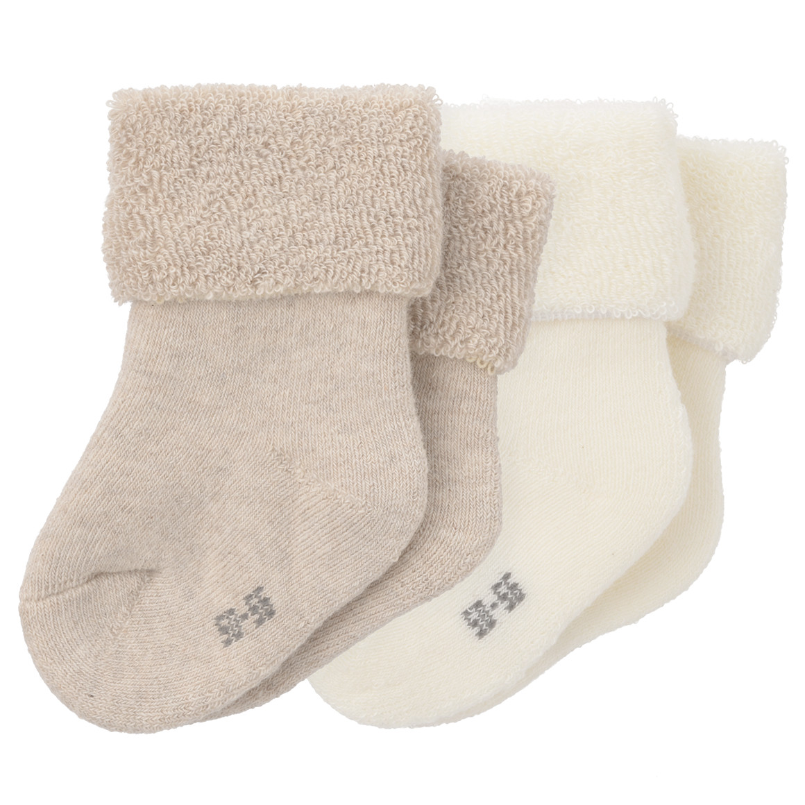2 Paar Newborn Socken mit Umschlag 2 Paar Newborn Socken mit Umschlag von Topomini