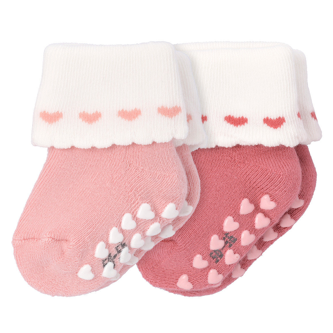 2 Paar Newborn Stoppersocken mit Frottee 2 Paar Newborn Stoppersocken mit Frottee von Topomini