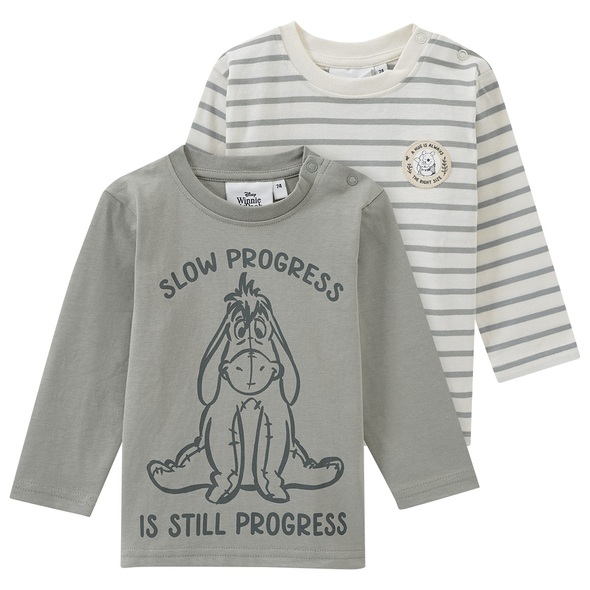 2 Winnie Puuh Langarmshirts 2 Winnie Puuh Langarmshirts von Topomini
