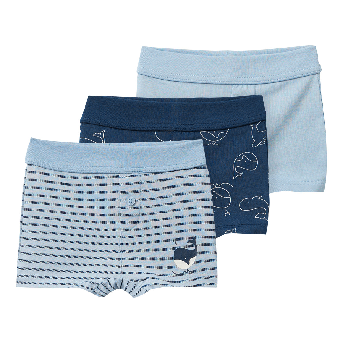 3 Baby Boxer aus Baumwolle von Topomini