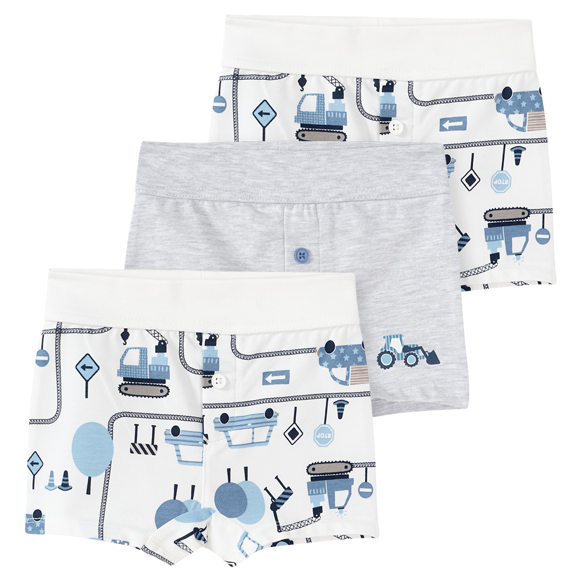 3 Baby Boxer mit Bio-Baumwolle 3 Baby Boxer mit Bio-Baumwolle von Topomini
