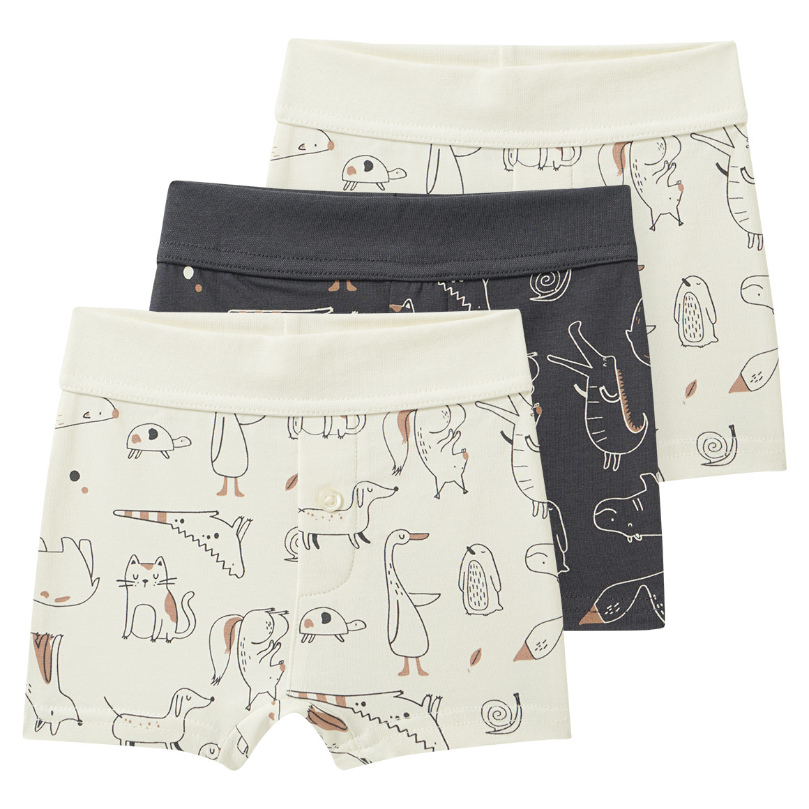 3 Baby Boxer mit Bio-Baumwolle 3 Baby Boxer mit Bio-Baumwolle von Topomini