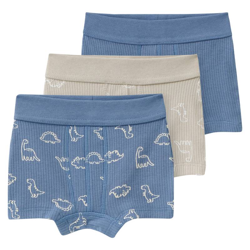 3 Baby Boxer mit Rippstruktur von Topomini