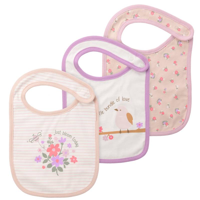 3 Baby Lätzchen mit Motiven von Topomini