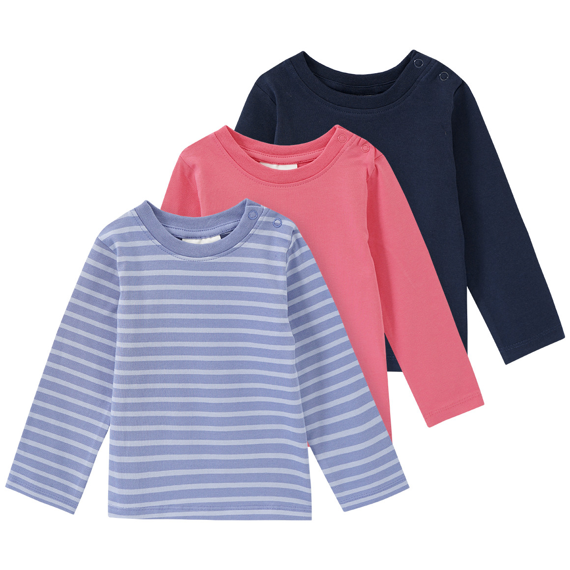 3 Baby Langarmshirts im Set von Topomini