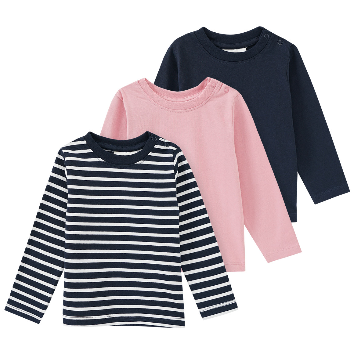 3 Baby Langarmshirts im Set von Topomini
