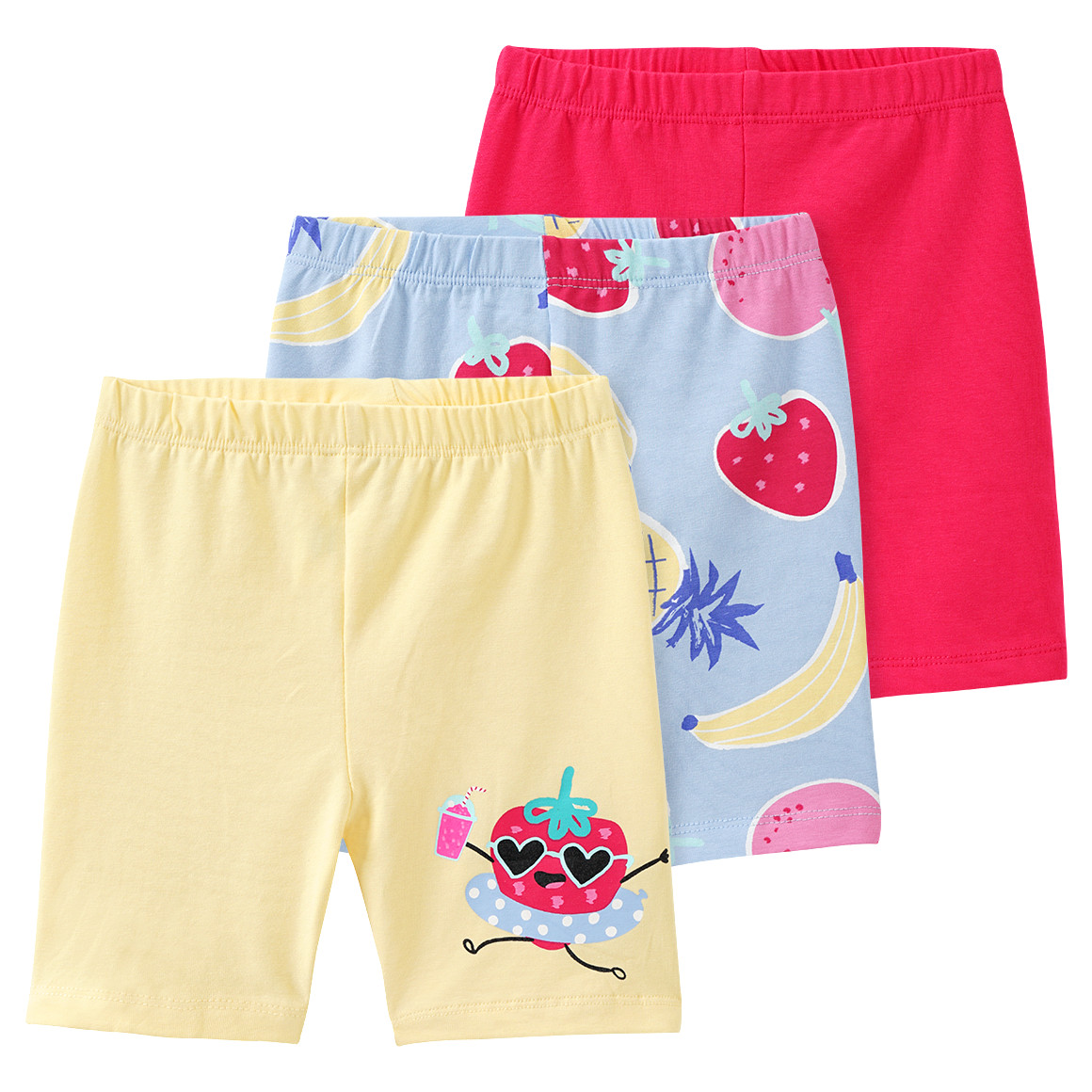 3 Baby Radler mit bunten Motiven von Topomini