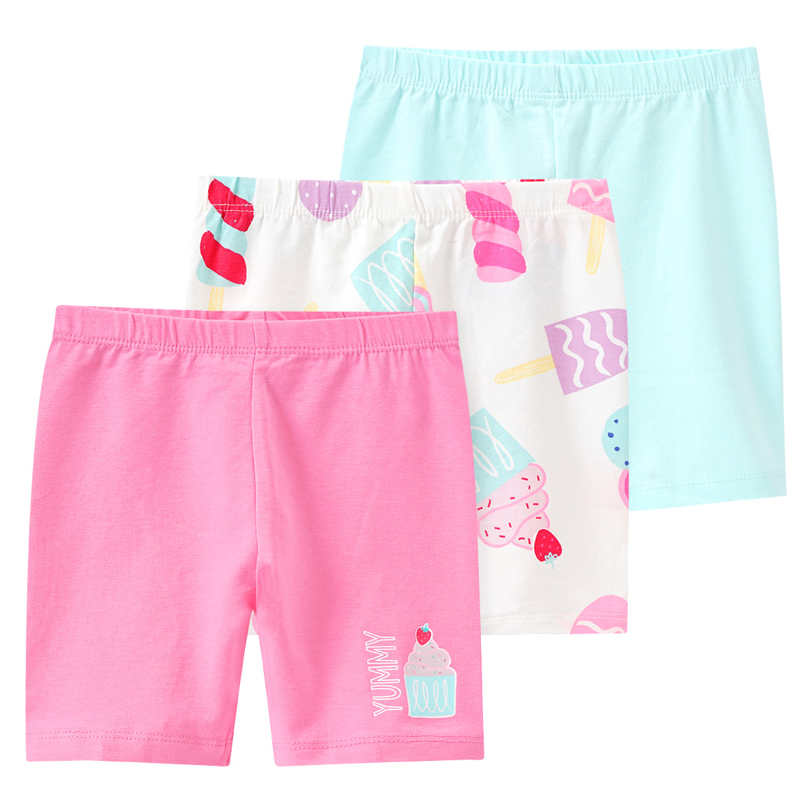 3 Baby Radler mit bunten Motiven von Topomini