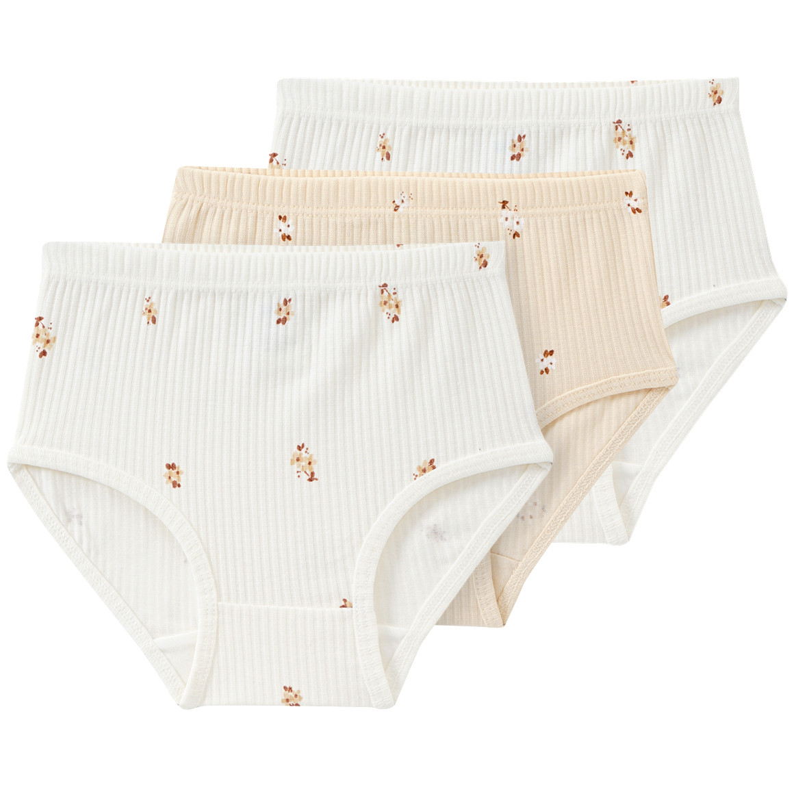 3 Baby Slips mit Rippstruktur von Topomini
