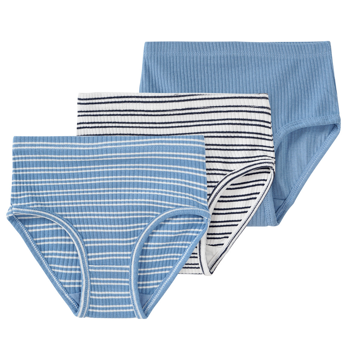 3 Baby Slips mit Rippstruktur 3 Baby Slips mit Rippstruktur von Topomini