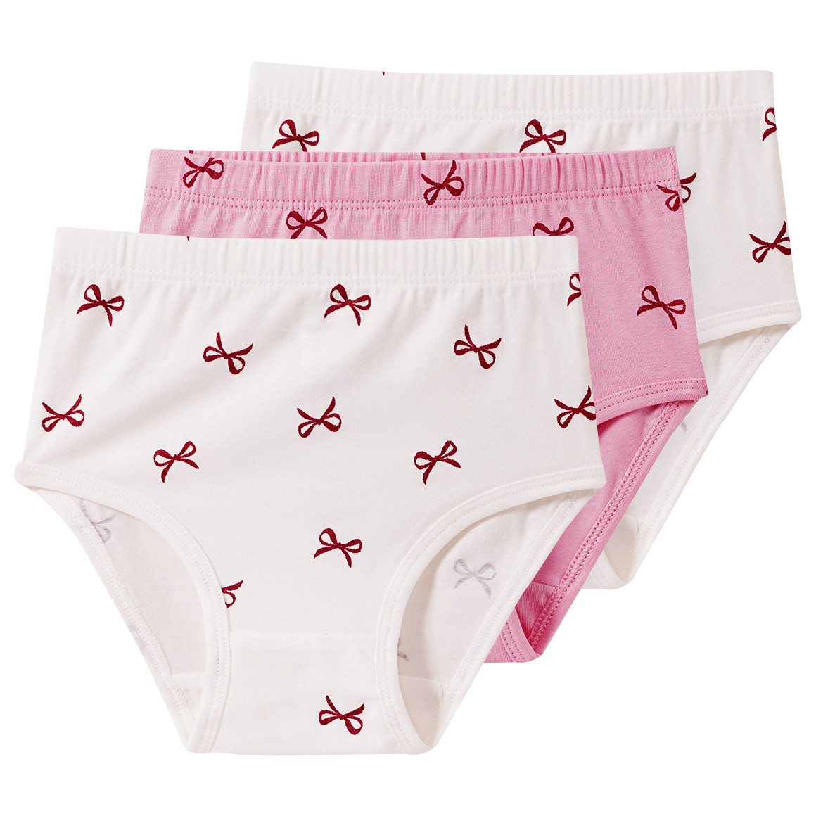3 Baby Slips mit Schleifen-Print 3 Baby Slips mit Schleifen-Print von Topomini