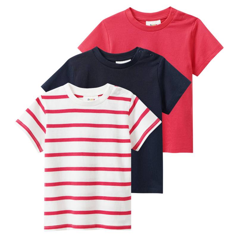 3 Baby T-Shirts im Basic-Look 3 Baby T-Shirts im Basic-Look von Topomini